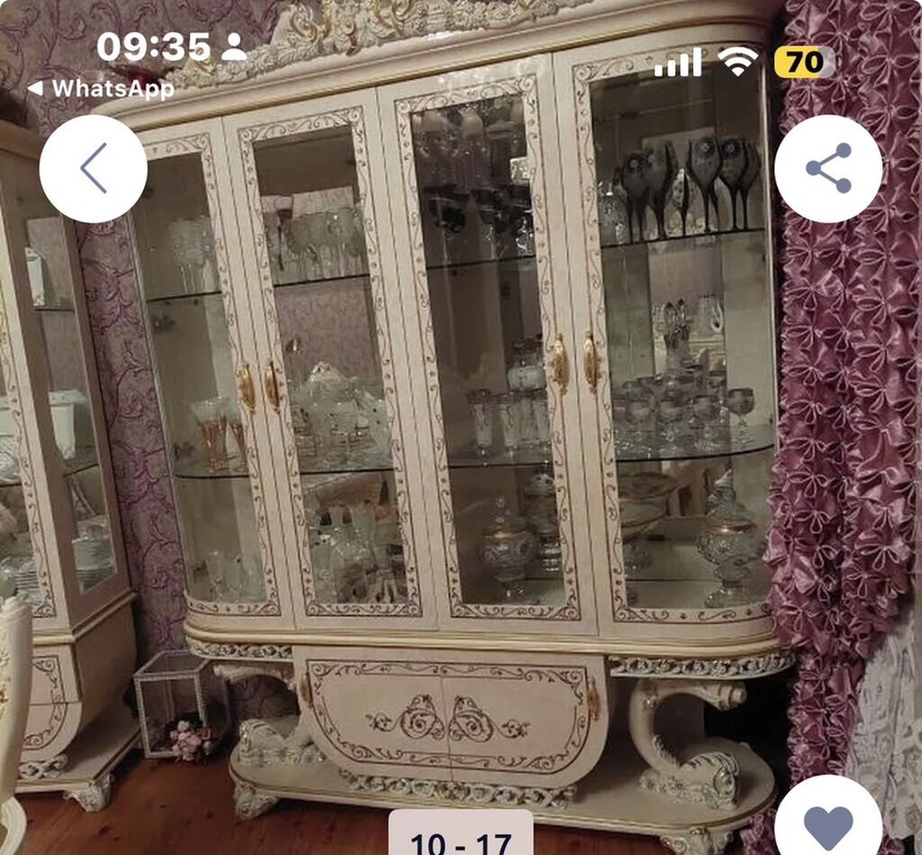 Klassik üslubda qonaq otağı mebel dəsti istifade olunmayib yalniz taxt — Mebel, Bakı (3)