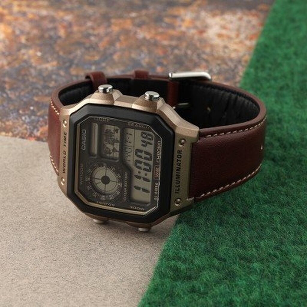 Casio rəqəmsal qol saatı – World Time, Illuminator - Korpus — Qol saatları, Bakı (3)