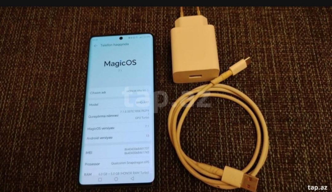 Honor X9a Emerald Green 128GB/6GB — Smartfonlar, Bakı (3)