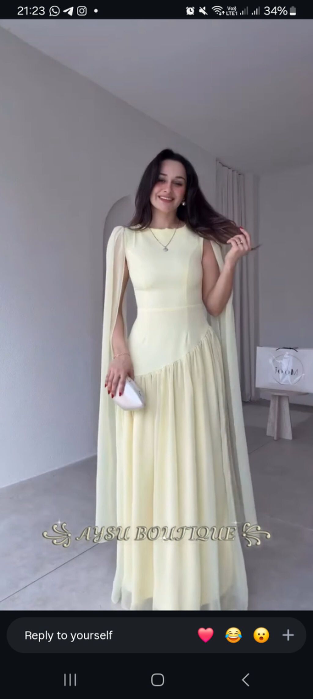 Sarı don Kirayə verilir. Öz şəxsi geyimimdir. Sadəcə 1 dəfə istifadə — Şəxsi əşyalar, Bakı