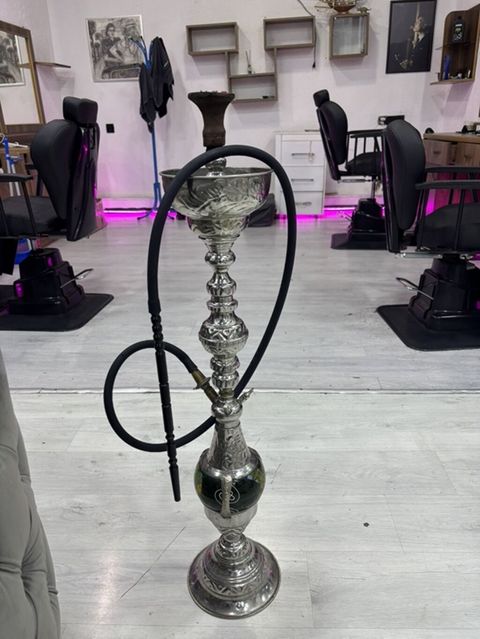 Metall nargilə dəsti - Material: Tam metal gövdə və tabaq, dekorativ — Bakı