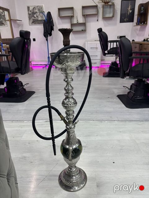Metall nargilə dəsti - Material: Tam metal gövdə və tabaq, dekorativ — Bakı