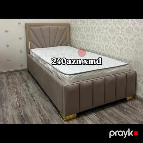Tək nəfərlik çarpayı – 240₼ Ölçü: 90x2m Matras Hədiyyə — Bakı