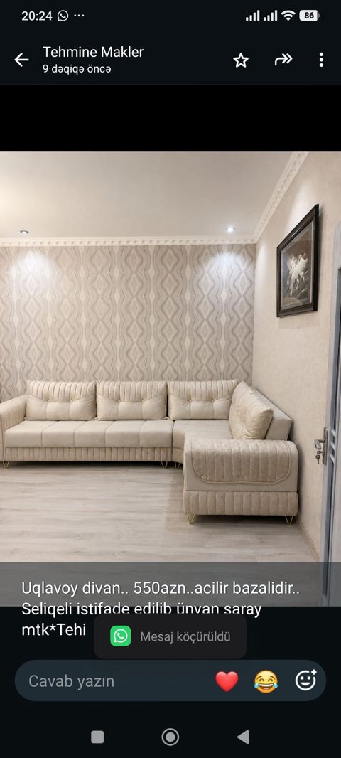 Uqlavoy divan. 550azn. acilir bazalidir. Seliqeli istifade edilib — Aişə Xanım — Divanlar