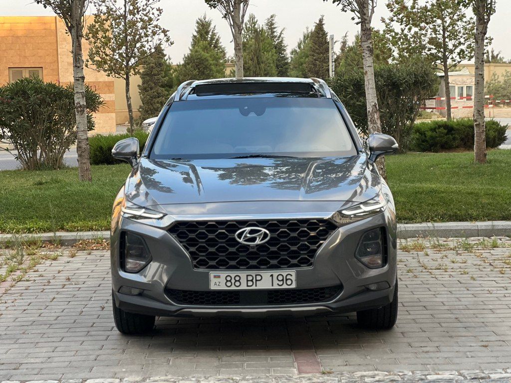 Hyundai Santa Fe, 2.0 L, 2019 il, 94 000 km — Avtomobillər, Bakı (3)
