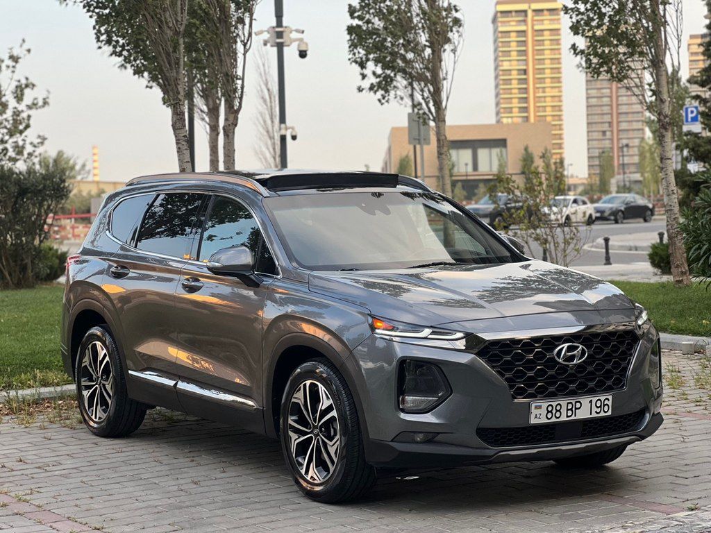 Hyundai Santa Fe, 2.0 L, 2019 il, 94 000 km — Avtomobillər, Bakı (4)
