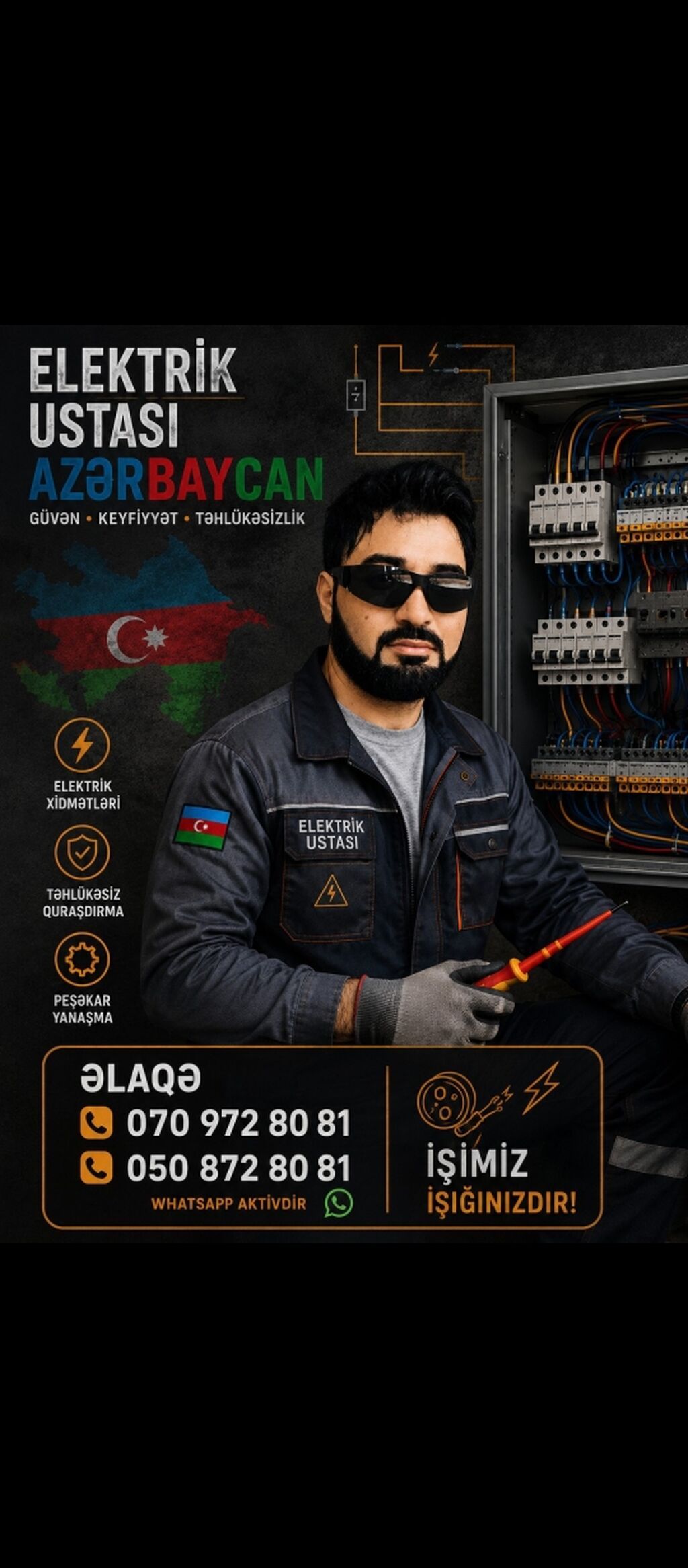 Elektrik ustası xidməti – Azərbaycan üzrə Peşəkar elektrik işləri — Tikinti və təmir, Xızı