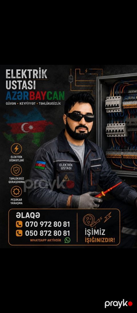 Elektrik ustası xidməti – Azərbaycan üzrə Peşəkar elektrik işləri — Xızı
