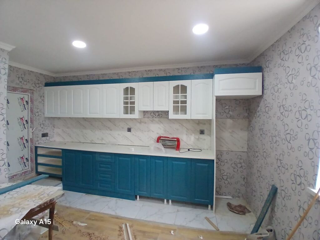 Sifarişlə mətbəx dəsti, Sadə laminat — Mebel, Bakı (3)
