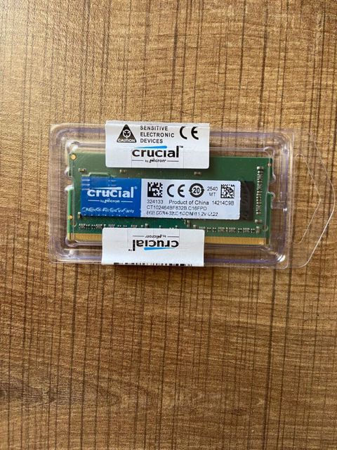 DDR4 3200 Mhz Curcial 8GB — Bakı