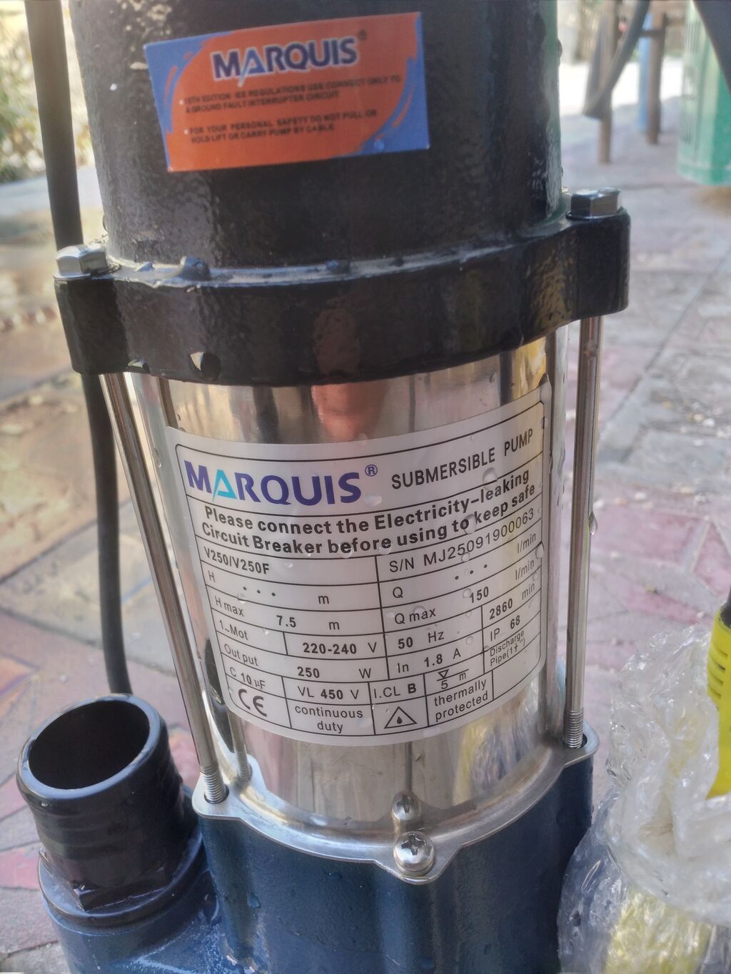 Marquıs dalğıc nasosu Arenda 1GUN 20AZN Cirkli su ucun 40lıq cıxıslı — Mallar, Sumqayıt (2)