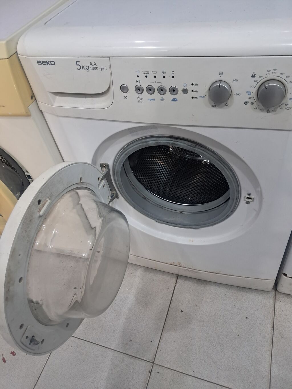 Beko paltaryuyan maşın - Ön yükləmə - Yük həcmi: 5 kq - Enerji sinfi — Paltaryuyan maşınlar, Bakı