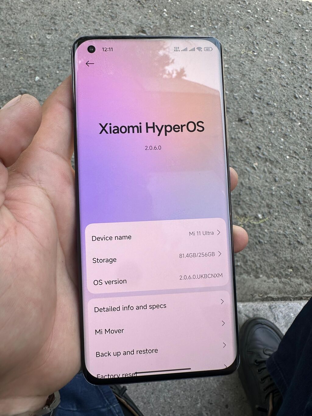 Xiaomi Mi 11, 256 GB, rəng - Qara, Zəmanət, Sensor, Barmaq izi — Xiaomi, Gəncə (8)