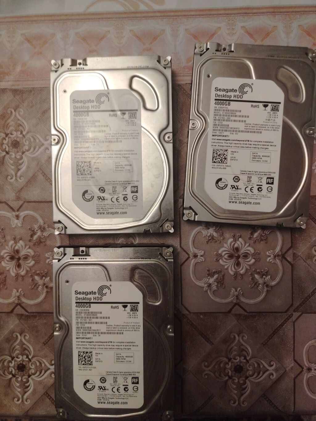 Seagate Desktop HDD – 3.5" sərt disk - Tutum: 4000 GB (4 TB) — Elektronika, Digah (5)