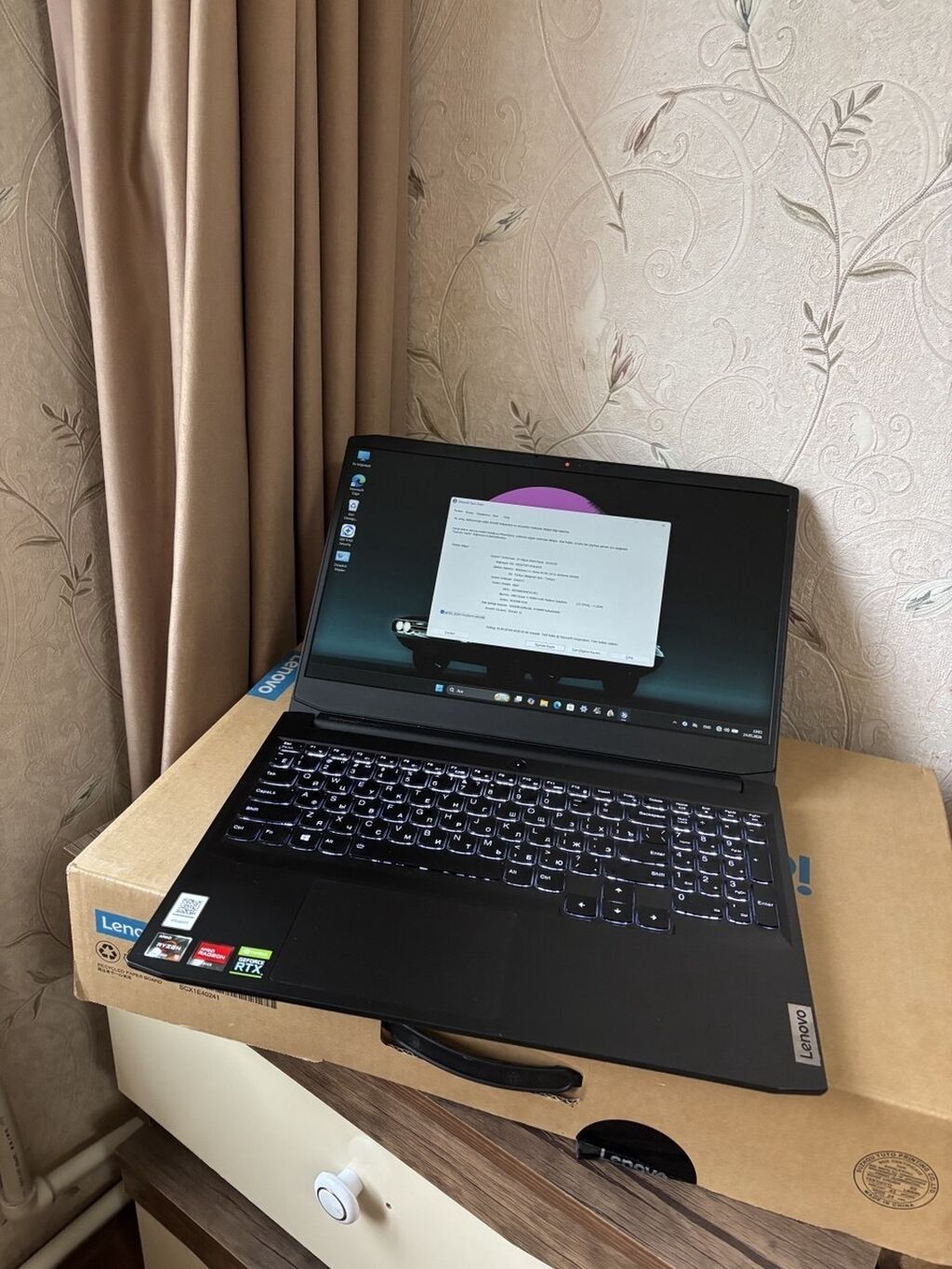 Lenovo oyun/qrafik noutbuku Texniki göstəricilər: - Prosessor: AMD — Lenovo, Bakı (5)