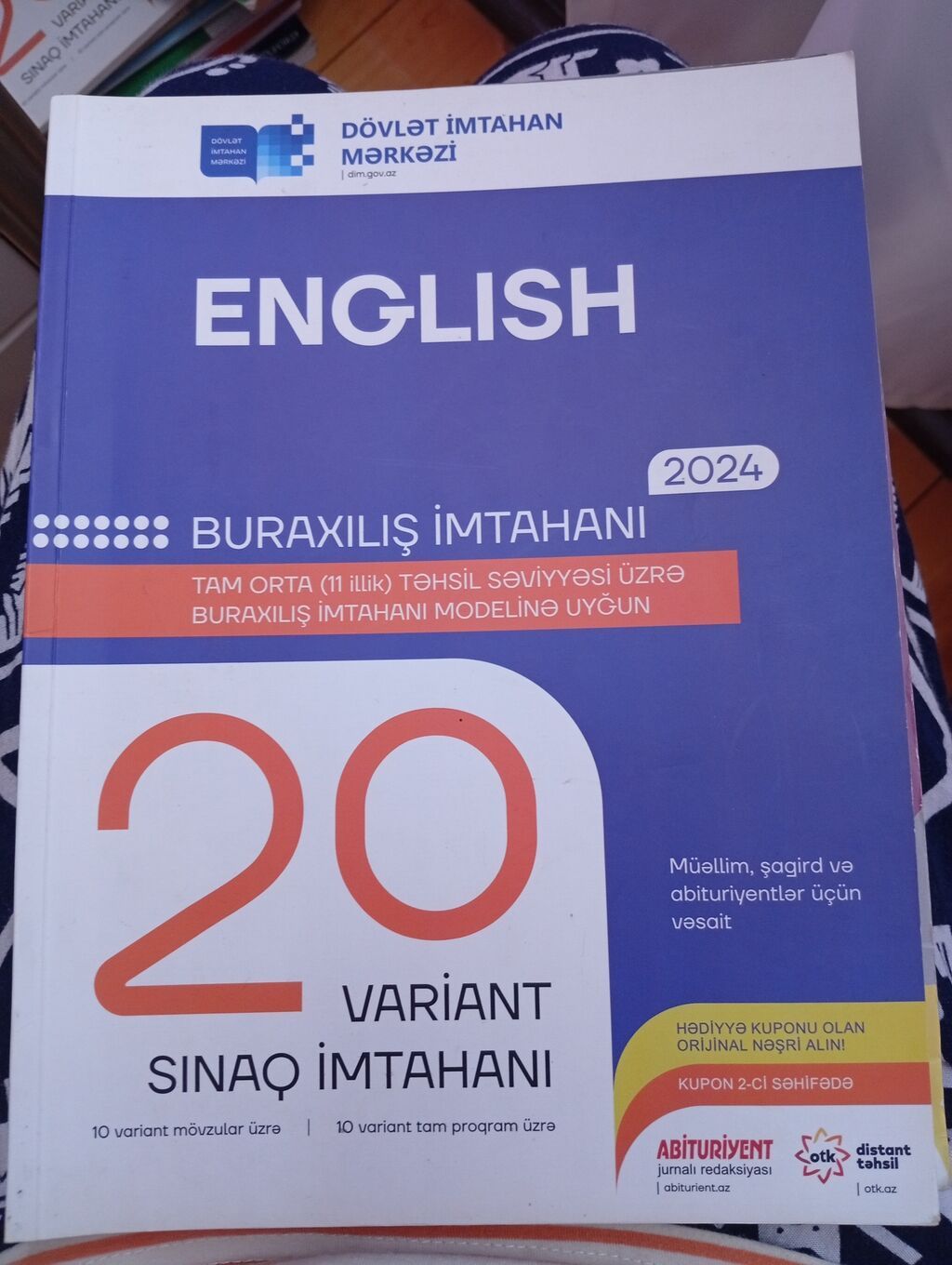 Məhsul: “English – Buraxılış İmtahanı 2024” hazırlıq vəsaiti — Kitablar və jurnallar, Bakı