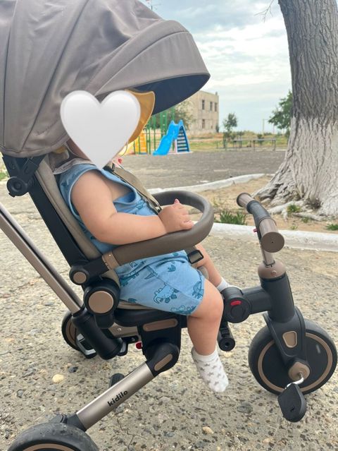 Kidilo uşaq üçtəkərli velosiped/kolyaska - Brend: Kidilo - Rəng — Bakı