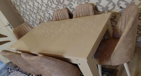 Masa və 6 oturacaq 450 Azn satılır. Masa açılır. Ünvan Maştağa — Digah