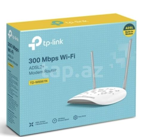 TP-Link TD-W8961N ADSL2+ Modem Router - Daxili ADSL2+ modemi ilə — Bakı