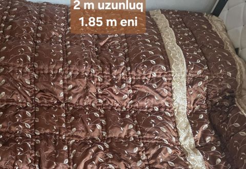 Müxtəlif ölçülərdə bir nece eded yorgan ve dosekler movcuddur. Az — Xırdalan