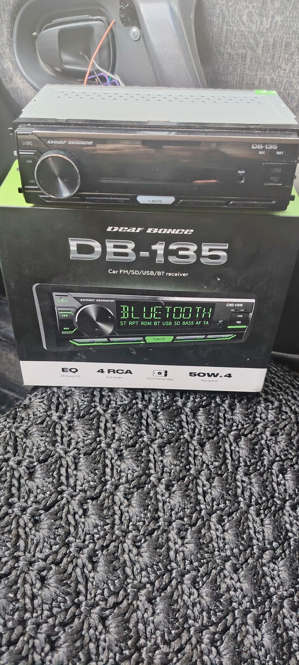 Deaf Bonce DB-135 avtomobil maqnitofonu - Car Fm/sd/usb/bt receiver — Elektronika, Gəncə (3)