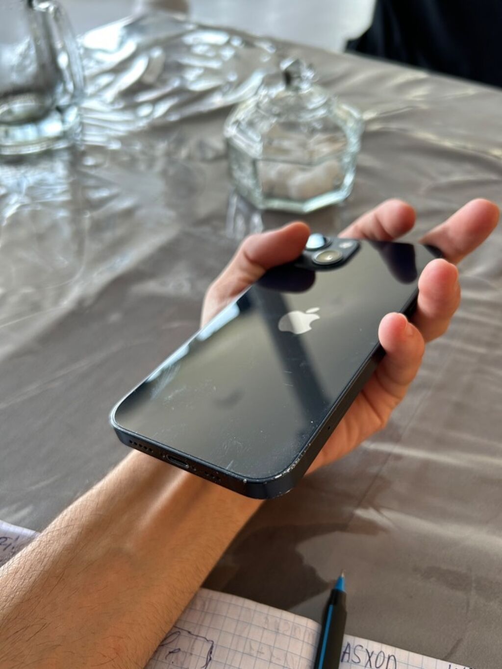IPhone 13, 128 GB, Midnight, Simsiz şarj, Face ID, Sənədlərlə — Apple iPhone, Bakı (2)
