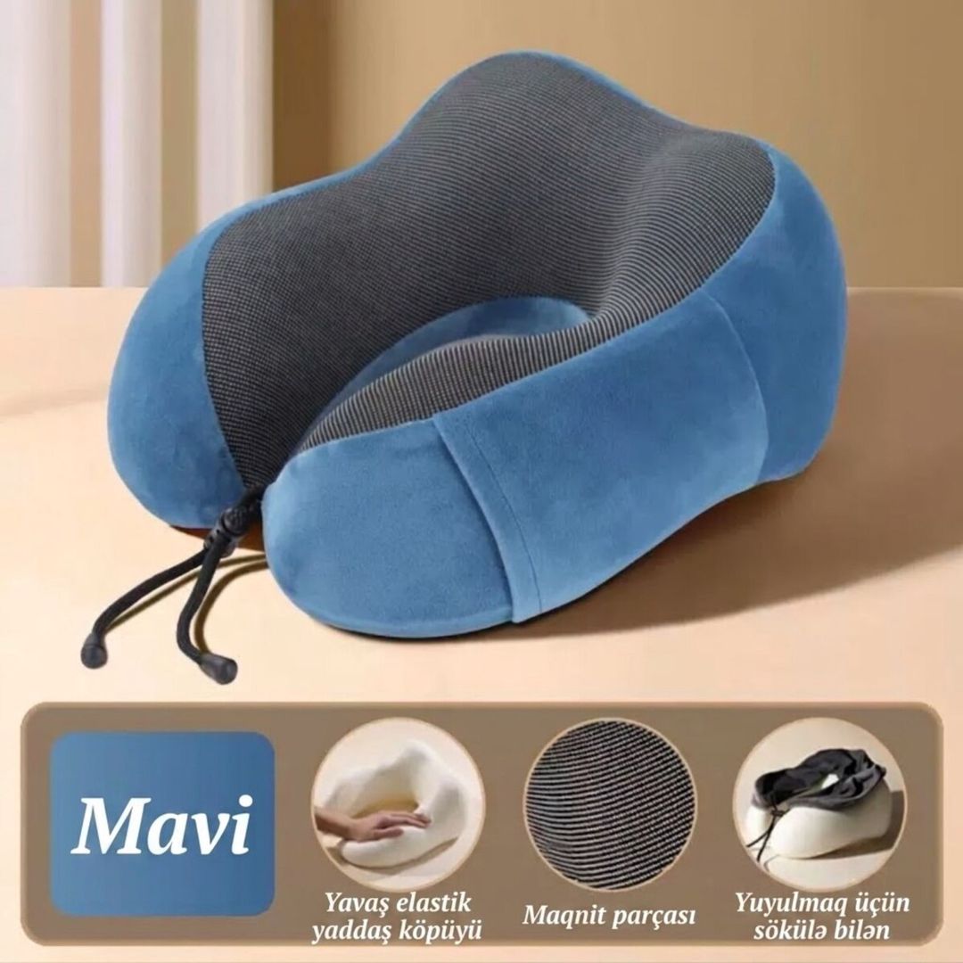 Memory Foam U-Formalı boyun yastığı — Aksesuarlar, Bakı (2)