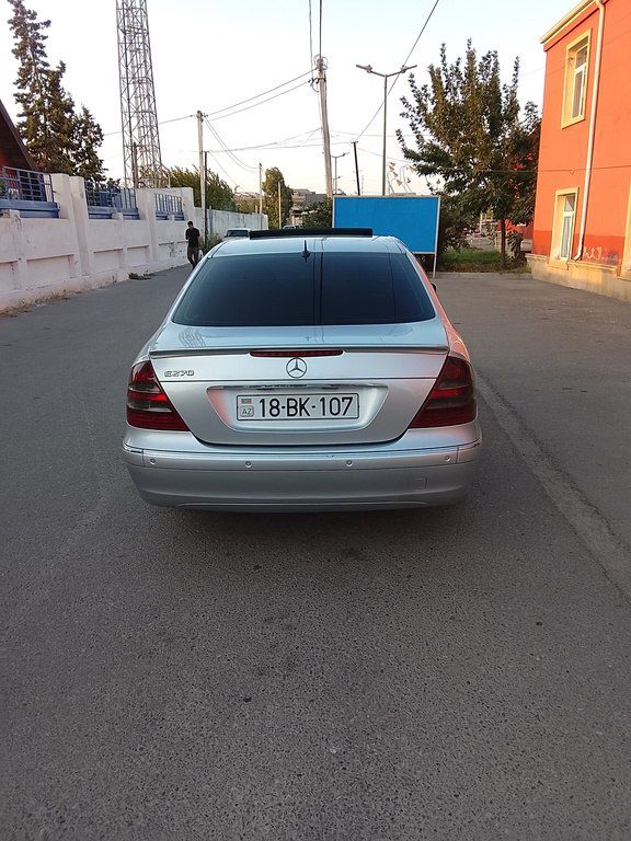 Mercedes E 270, 2.7 L, 2002 il, 251 000 km — Avtomobillər, Şirvan (3)
