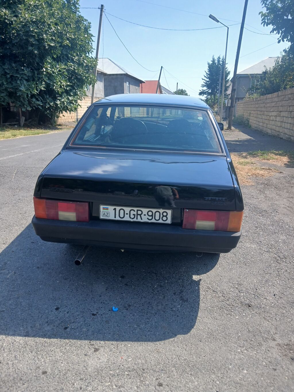 Lada Samara (VAZ 21099) – sedan, qara rəng. Xüsusiyyətlər: - Kuzov: 4 — Avto, Qax (6)