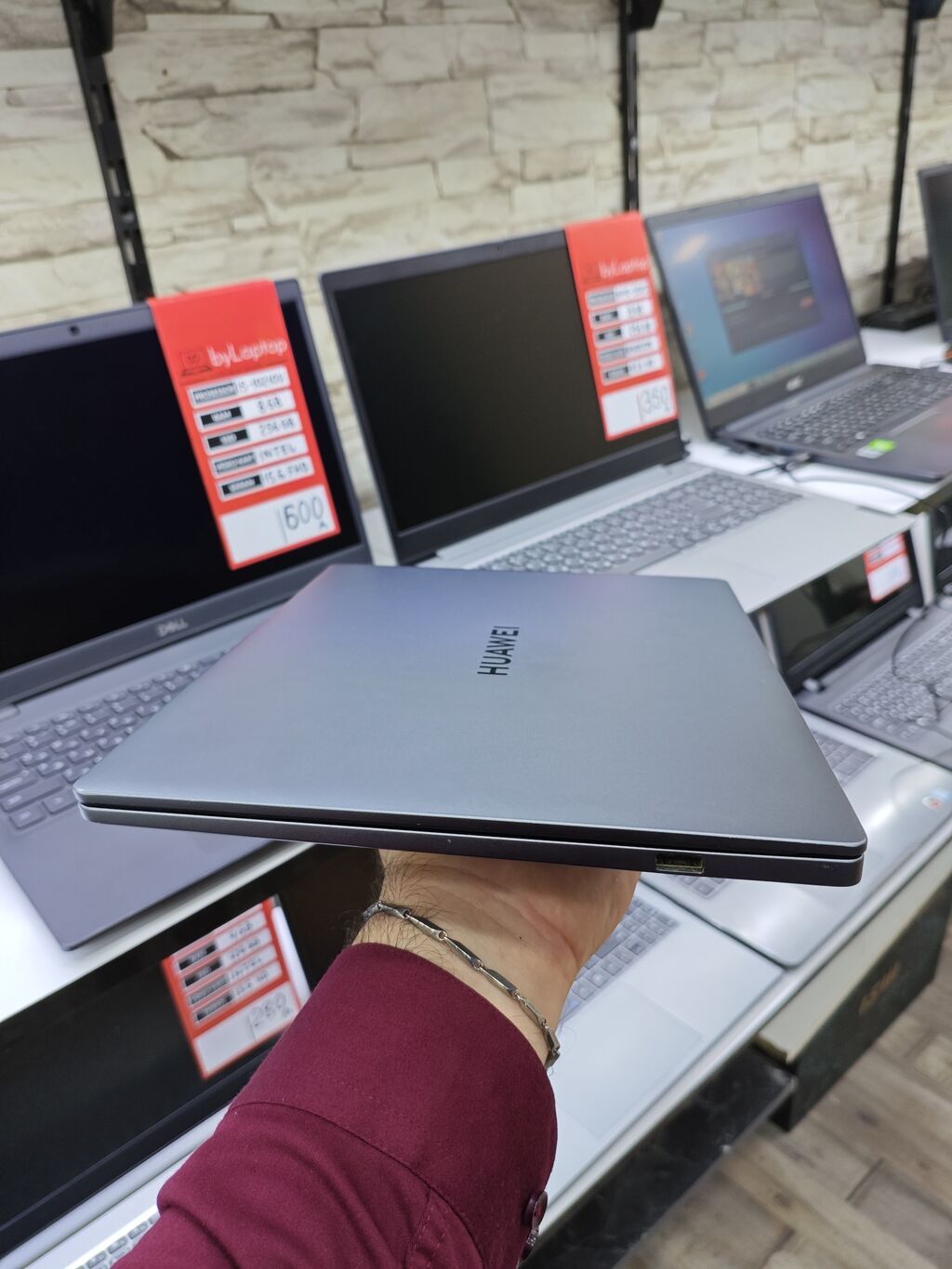 Huawei noutbuk – 14" FHD IPS ekran, Intel Core i3-1215U prosessor, 8 — Huawei, Bakı (4)