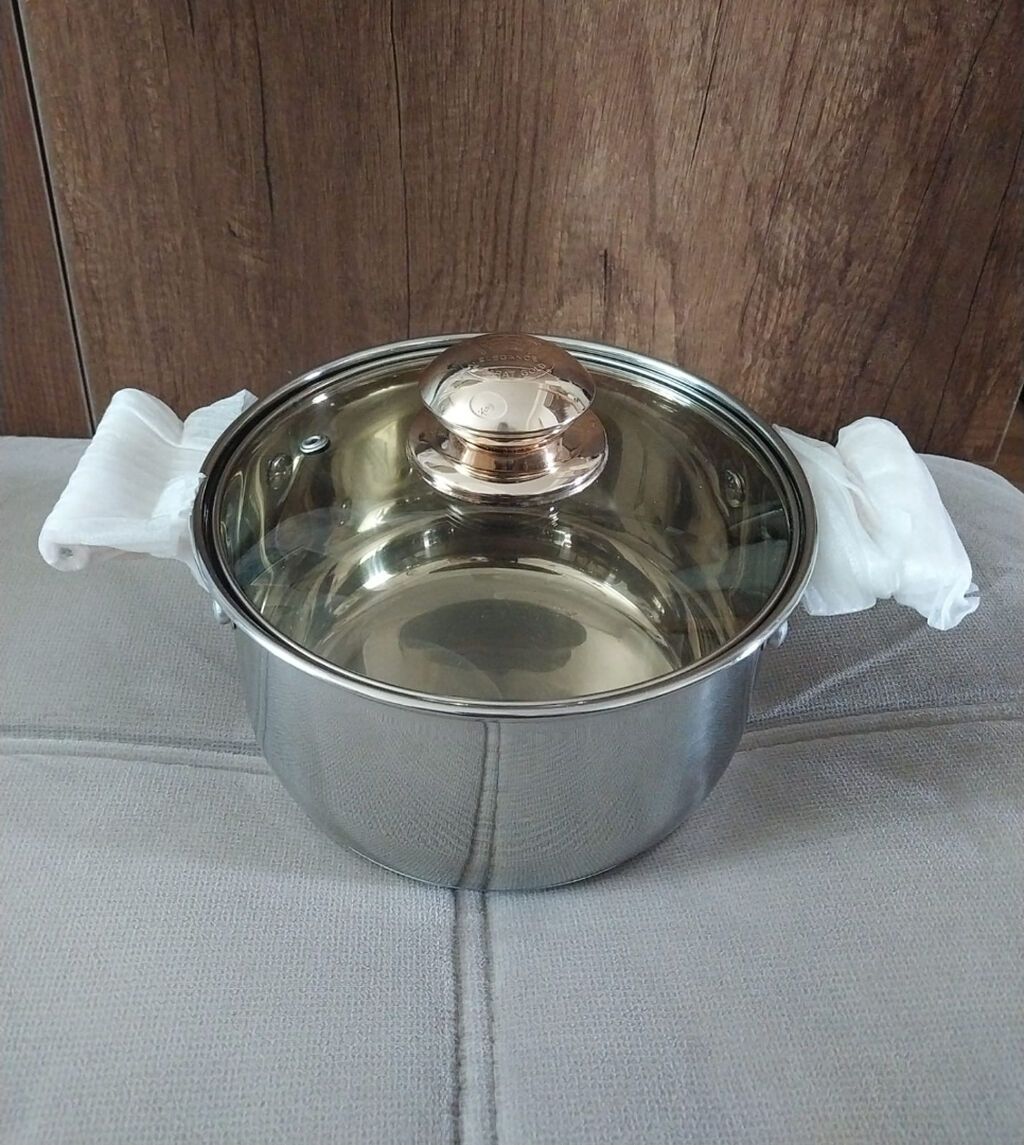 Qazan, Paslanmayan polad, 3 l, Almaniya — Mallar, Bakı (3)