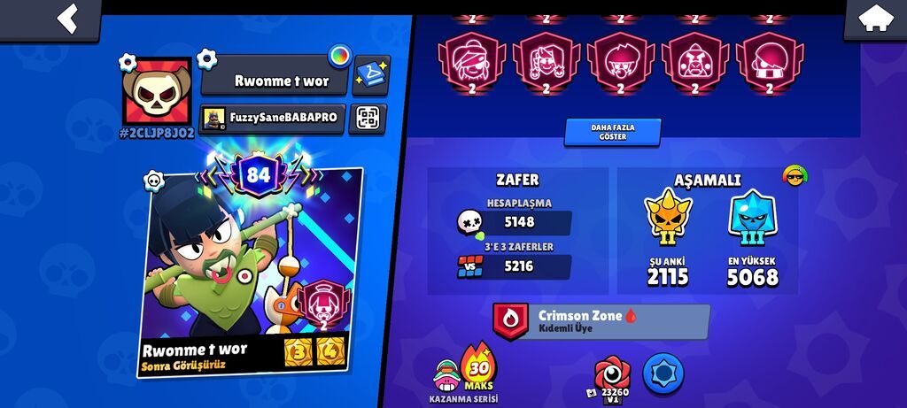 Brawl Stars oyunu üçün inkişaf etmiş oyun hesabı Əsas xüsusiyyətlər — İdman və istirahət, Bakı (3)