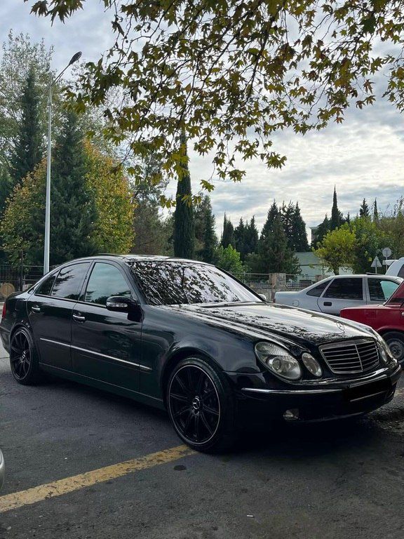 Mercedes E 240, 2.6 L, 2003 il, 325 000 km — Avtomobillər, Balakən (2)