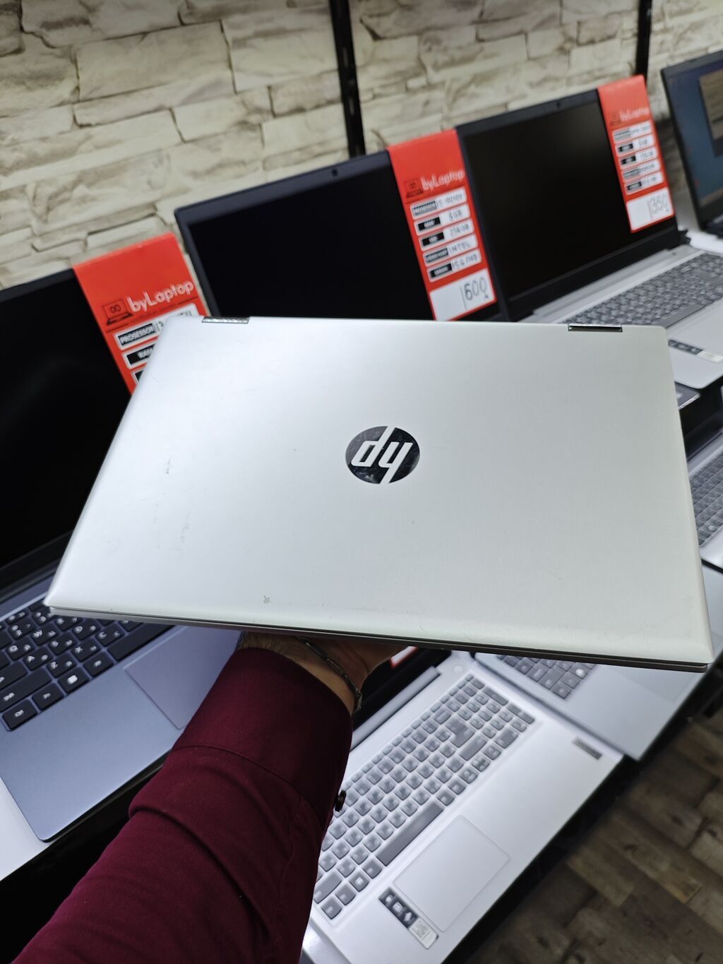 HP Pavilion x360 2‑in‑1 noutbuk - Ekran: toxunma (sensor), 360° dönən — HP, Bakı (3)