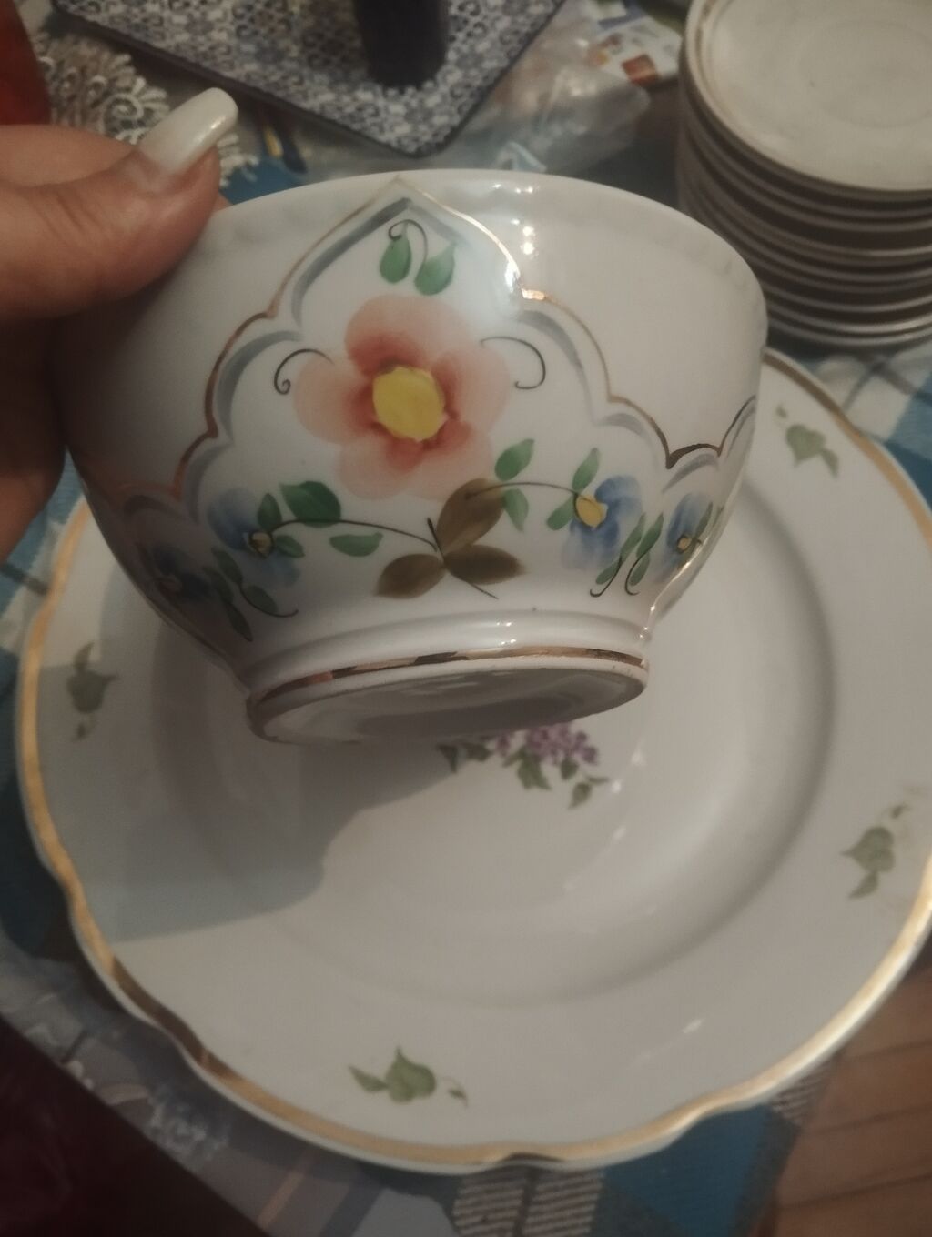 Nahar dəsti, rəng - Ağ, Farfor — Mallar, Bakı