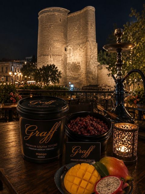 Premium qəlyan tütünü – Graff - Yüksək keyfiyyətli qəlyan üçün tütün — Bakı