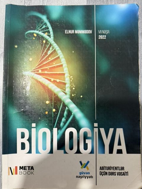 Məhsul: “Biologiya – Abituriyentlər üçün dərs vəsaiti” - Müəllif — Masazır