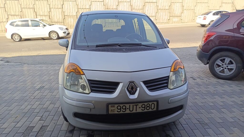 Renault Modus, gümüşü rəng, 5 qapı, kompakt monovolumen kuzov — Avto, Qobustan