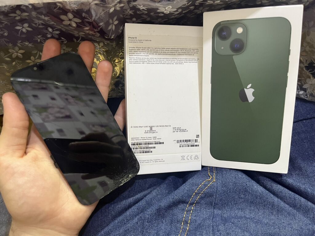 IPhone 13, 128 GB, Yaşıl — Apple iPhone, Bakı (7)