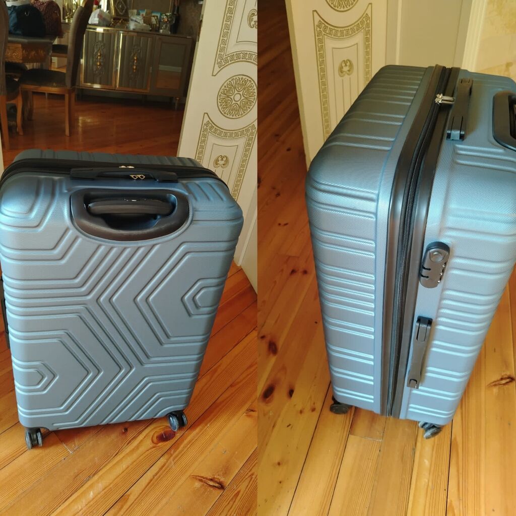 Çemodan satilir 50azn. Boyuk olcu. Tezedir. İslenmeyib. Real — Çantalar, Digah