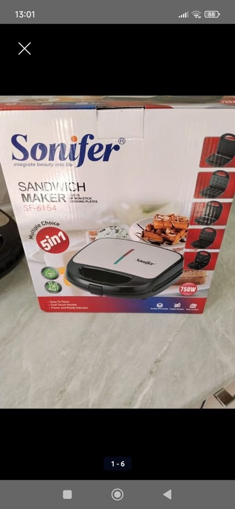 Toster Sonifer, rəng - Qara, Yeni, Ünvandan götürmə — Saray