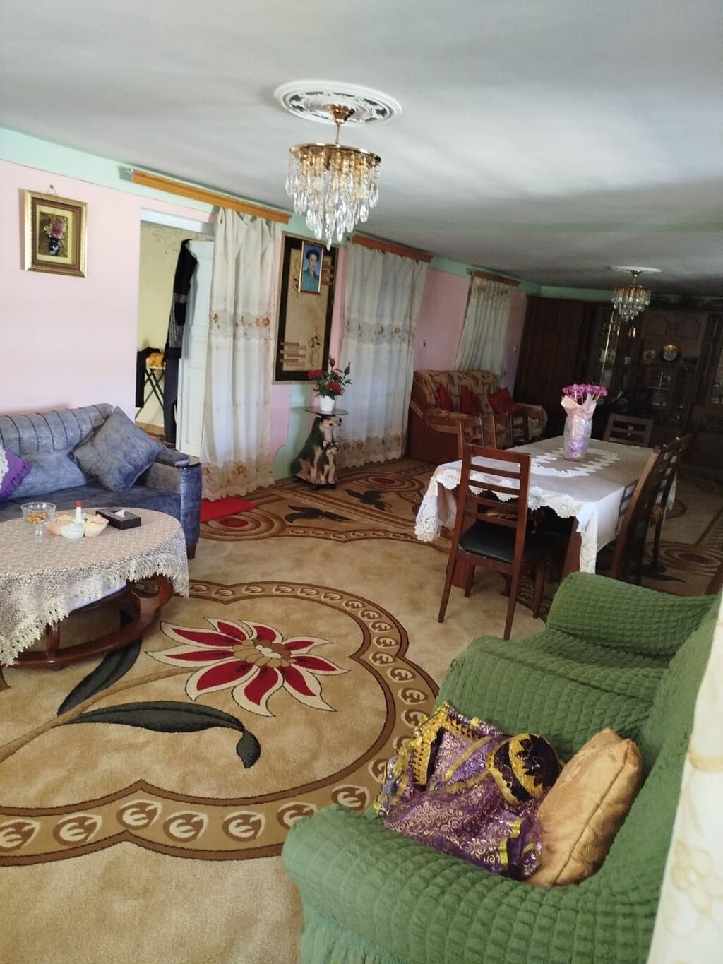 2 mərtəbəli həyət evi - Geniş həyətyanı sahə: yaşıllıq zolağı, üzüm — Daşınmaz əmlak, Digah (6)