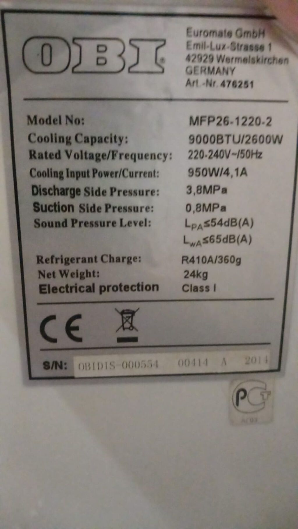 Kondisioner İşlənmiş, 20-25 kv. m, Monoblok — Elektronika, Bakı (3)
