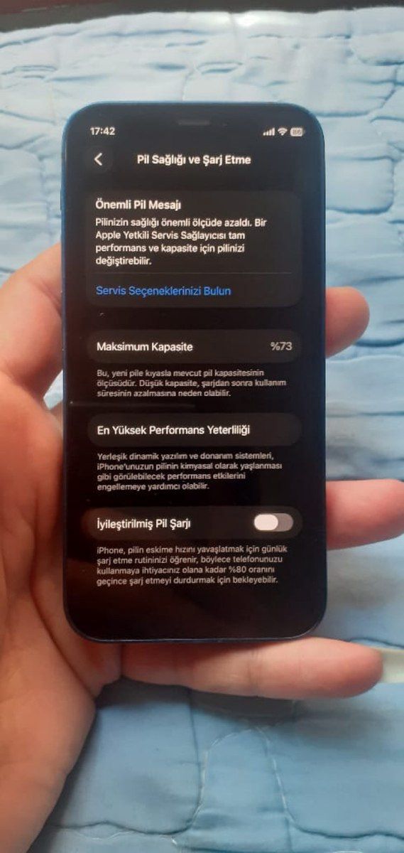 Apple iPhone 12 Mini Blue 64GB/4GB — Smartfonlar, Bərdə (7)