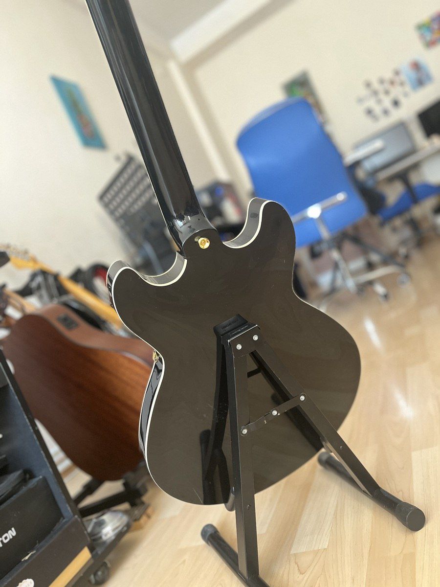Elektro gitara Harley Benton HB-35 Plus (Black) semi-hollow — Musiqiə alətləri, Bakı (4)