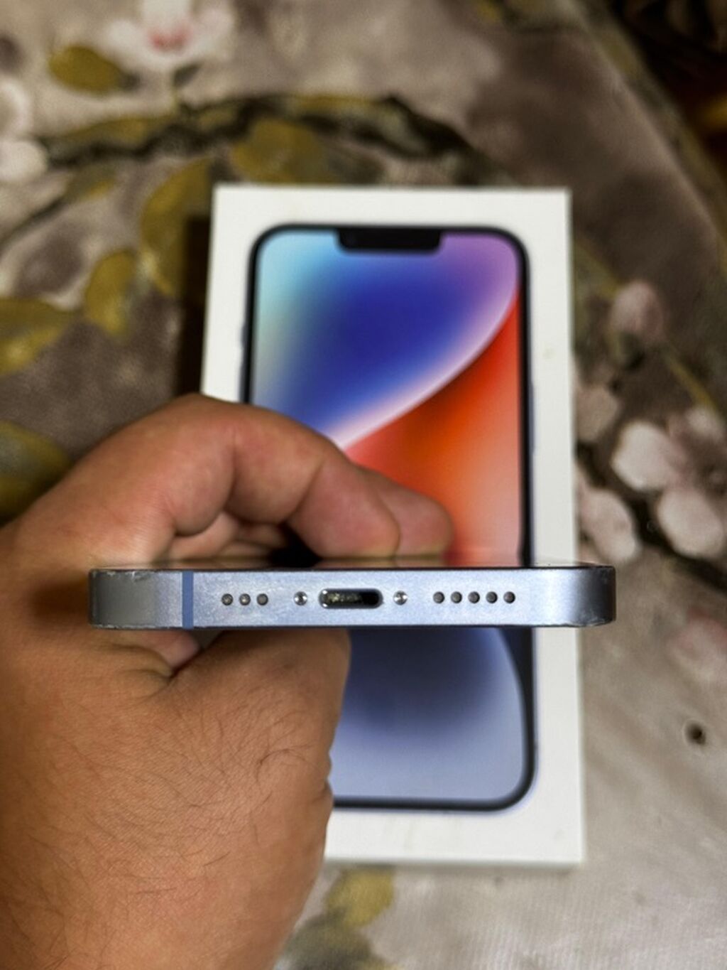 IPhone 14, Göy — Apple iPhone, Bakı (4)