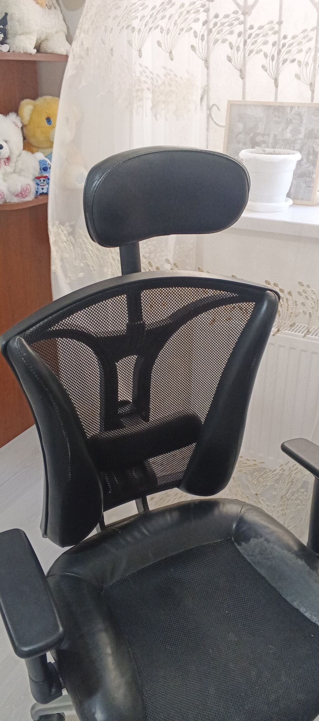 Erqonomik ofis kreslosu - Baş dəstəyi: hündürlüyü və bucağı — Ofis mebeli, Xırdalan (2)