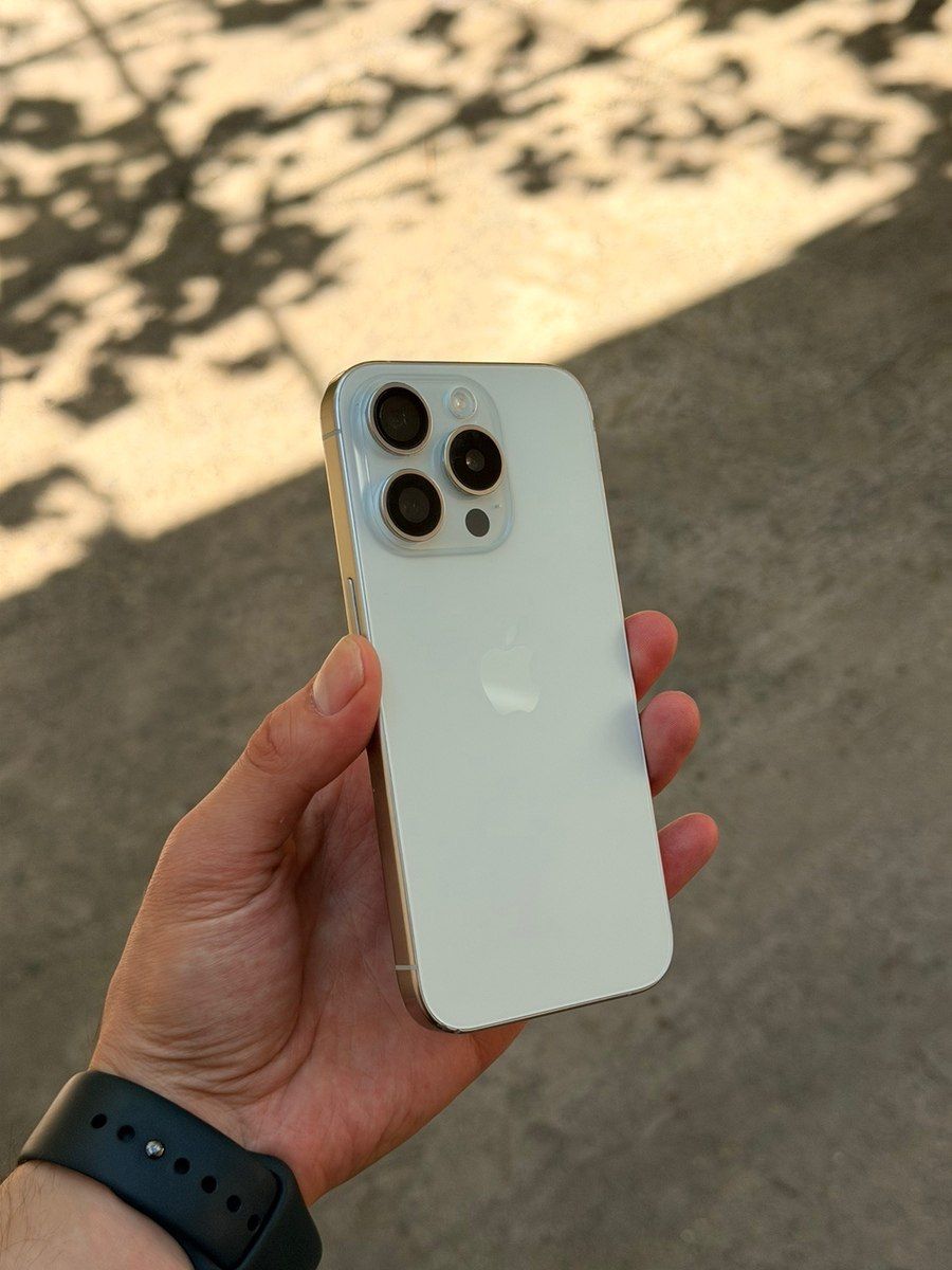 Apple iPhone 15 Pro White Titanium 128GB/8GB — Smartfonlar, Bakı (4)