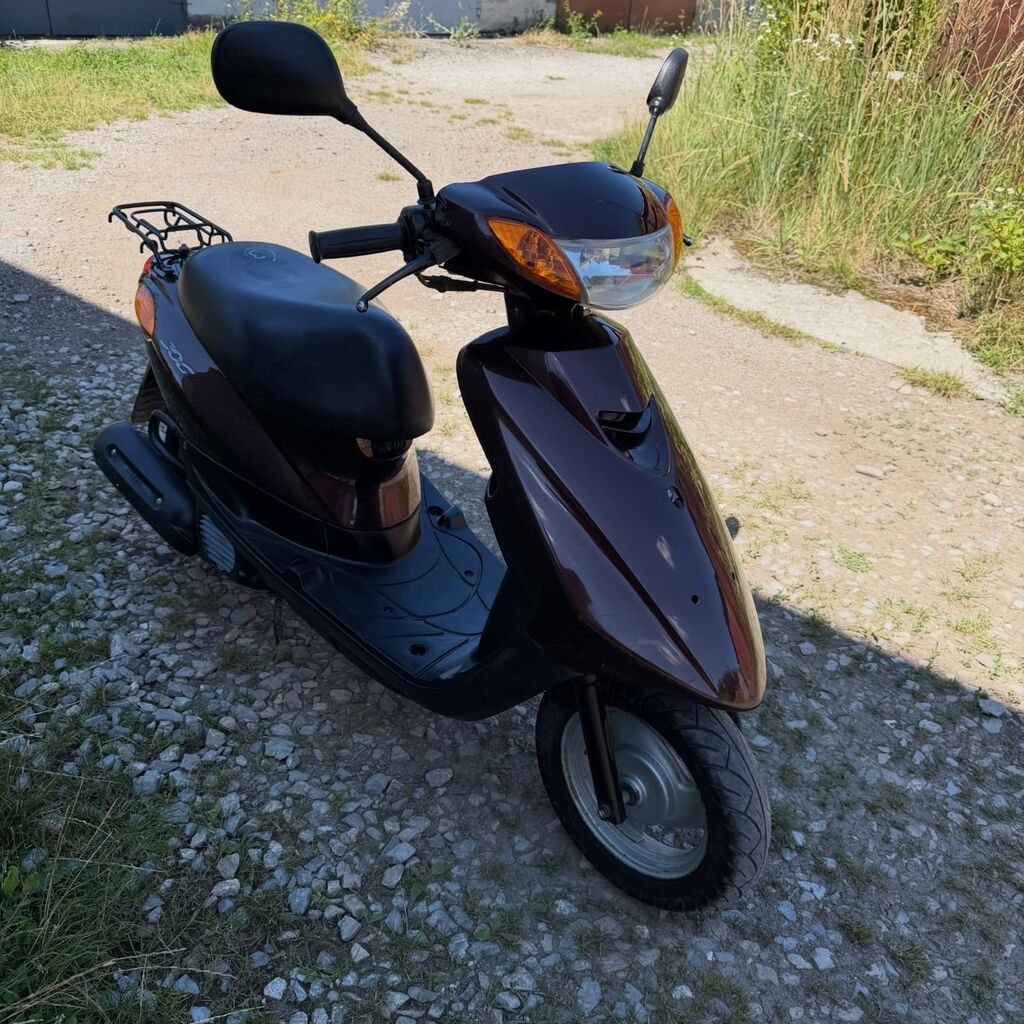 Yamaha JOG skuter - Rəng: tünd qəhvəyi/gavalı tonları, qara plastik — Avto, Zaqatala (6)