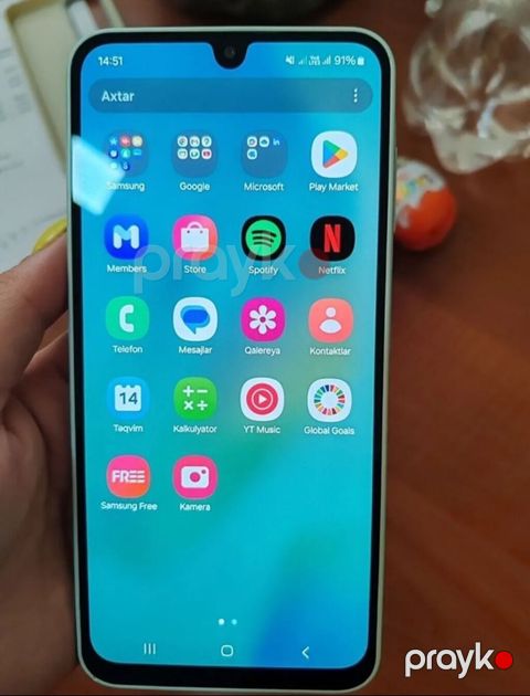 Samsung Galaxy A14, 128 GB, rəng - Yaşıl, İki sim kartlı